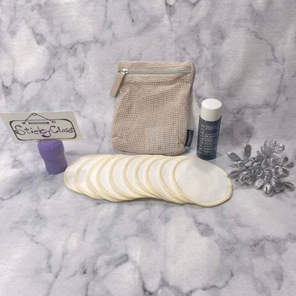 Paula’s Choice Exfoliant Gift Set-2% BHA Liquid Exfoliant&10 Cotton Pads-2pc-NEW - Picture 1 of 8